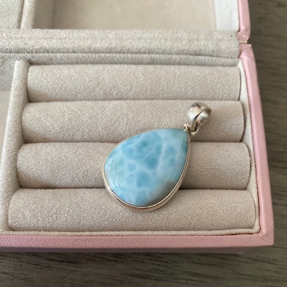 Jewelry - .925 Sterling Silver Larimar Pendant